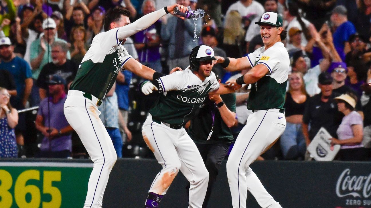 Los Rockies ganan la primera violación del reloj en la MLB